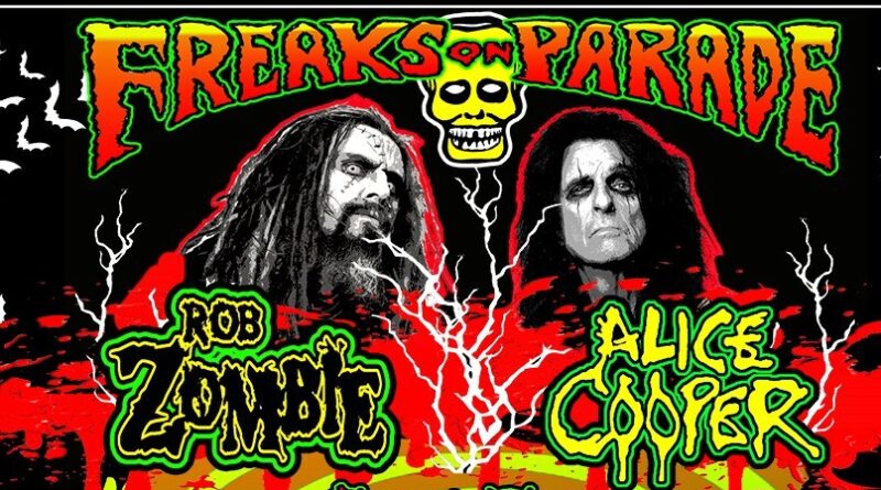 Rob Zombie, Alice Cooper to bring Freaks On Parade Tour to Wells Fargo Arena